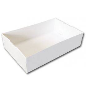 Boîte gâteau carton blanc 6,5''x6,5''x3,5'' x250 - Boîte à gâteau