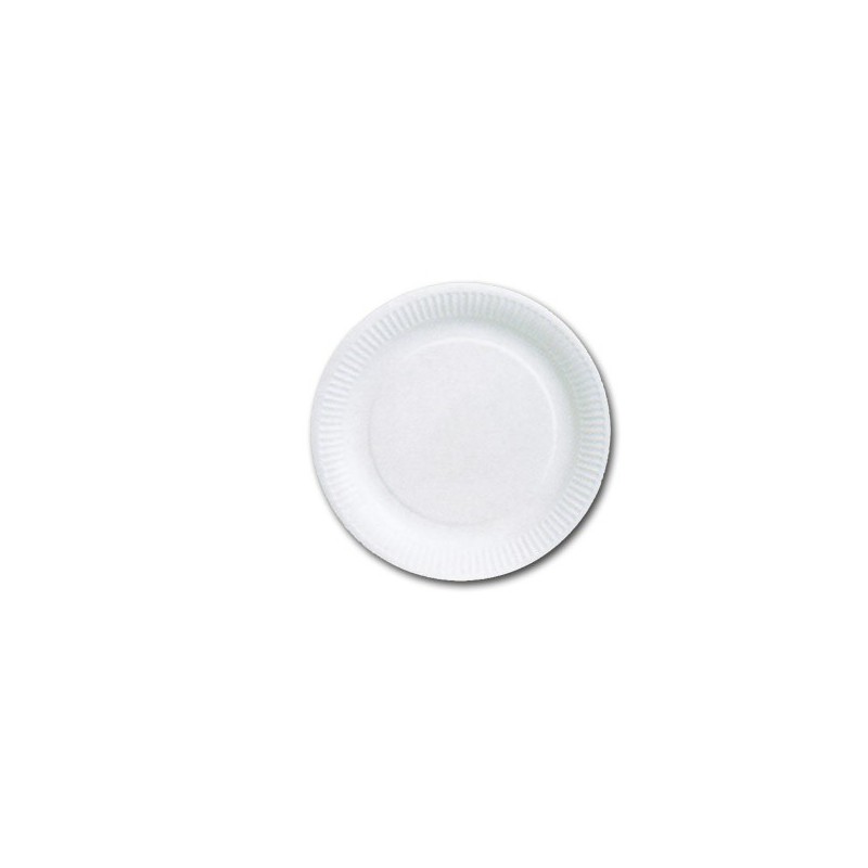 Matfer - Assiette cartonnée ronde blanche Ø 150 mm (lot de 1000)