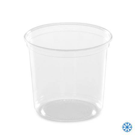 Pot transparent rond Solo Premium 710 ml