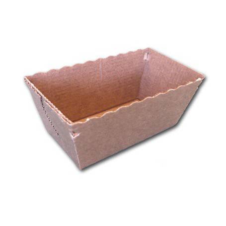 Moule caissette de cuisson en papier, marron, emballages à usage