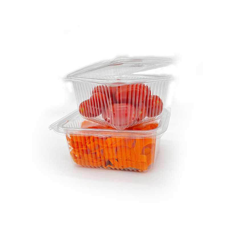 Boîte repas carton blanc recyclable, étanche micro-ondable, traiteur.